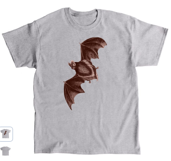 Halloween Vintage Barbastelle Bat Shirt -  DKeast - https://www.bonfire.com/barba-bat1