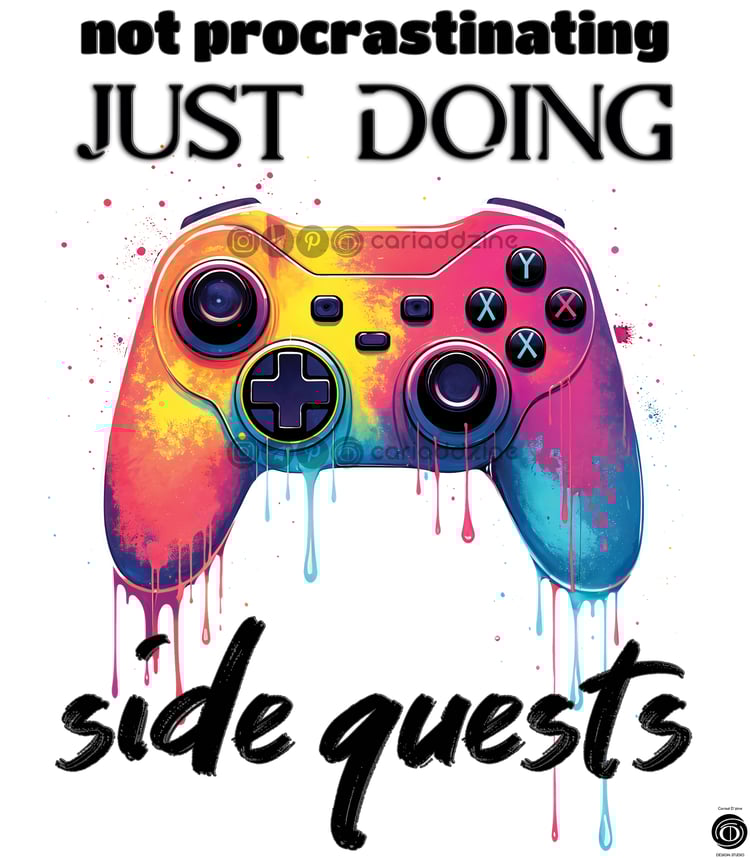 video game art, melting controller, gamer lifestyle, colorful design, Cariad Dzine design