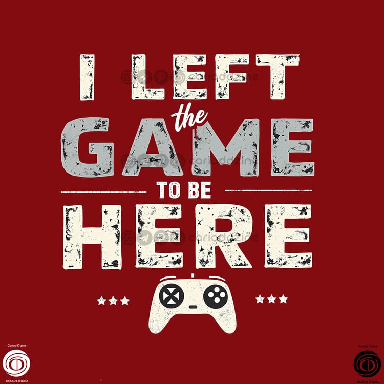 gaming graphic, bold typography, digital art, gaming culture, Cariad Dzine design
