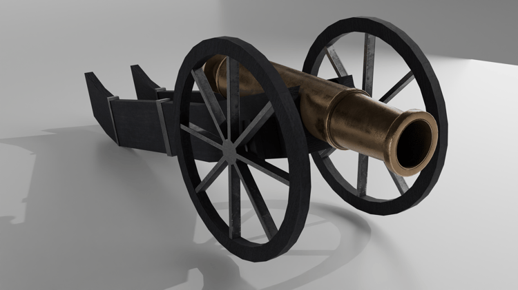 Roblox cannon 3D model