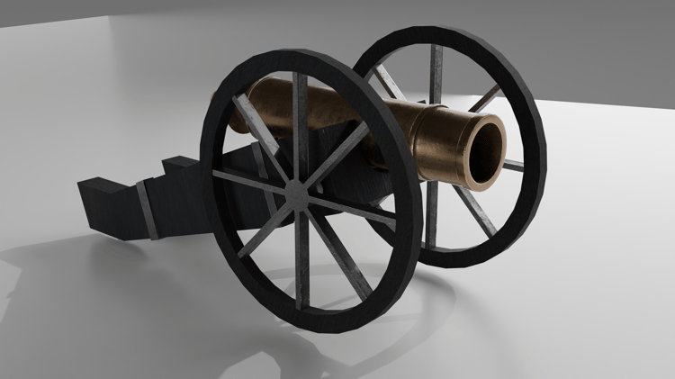 Roblox cannon 3D model