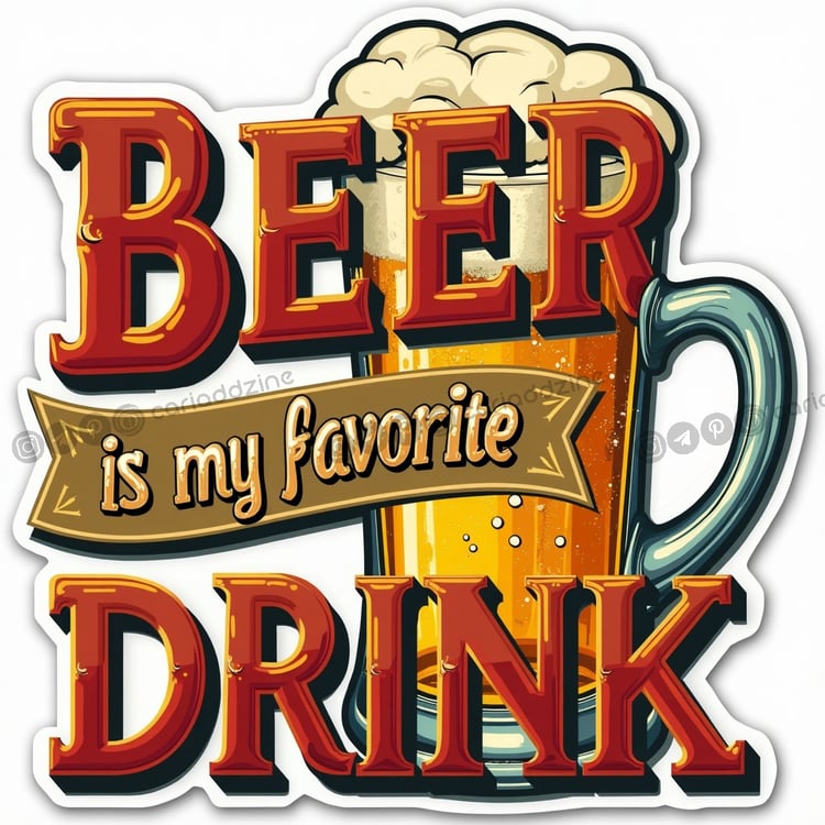 beer art, love for beer, vintage beer design, tattoo-inspired art, beer mug illustration, Cariad Dzine design, beer lovers gift, craft beer artwork, playful beer decor, love and beer