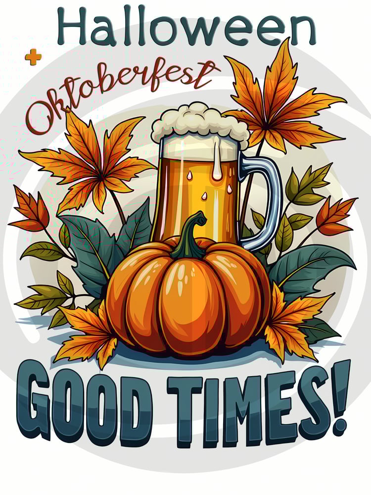 fall illustrations, Oktoberfest art, Halloween designs, autumn decor, festive artwork, Cariad Dzine design, seasonal celebration, pumpkin art, spooky graphics, beer-themed art #Oktoberfest #FallFestivities #HalloweenArt