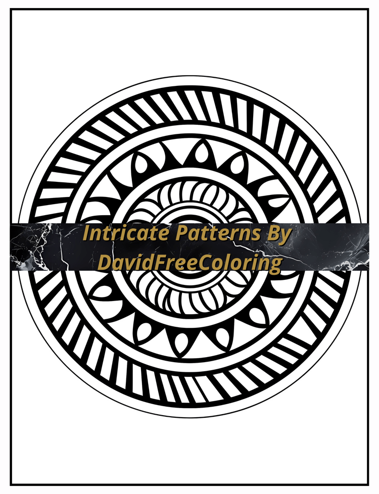 Intricate Patterns Coloring Book Pattern Images for Adult Coloring Pages Pattern printable coloring book gift for adult PDF Download PNG