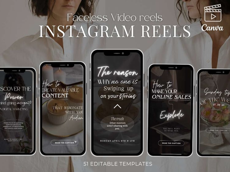 coaching templates, faceless reels, instagram post, instagram reels, instagram templates, marketing templates, minimalist reels, social media, social media agency, social media coach, social media manager, social media posts, tik tok videos, coaching