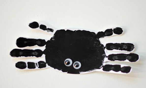 Halloween Handprint Art