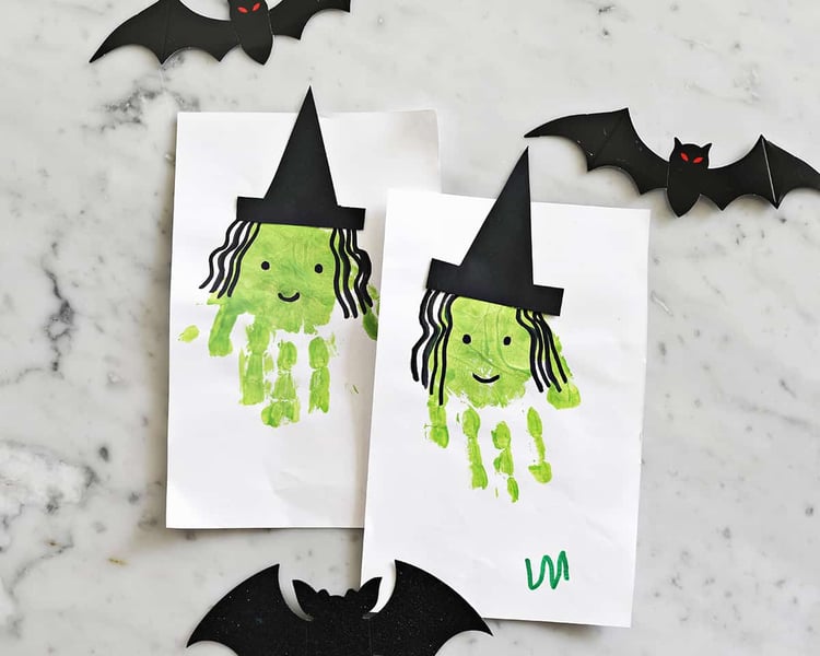 Halloween Handprint Art I