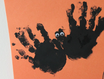 Halloween Handprint Art