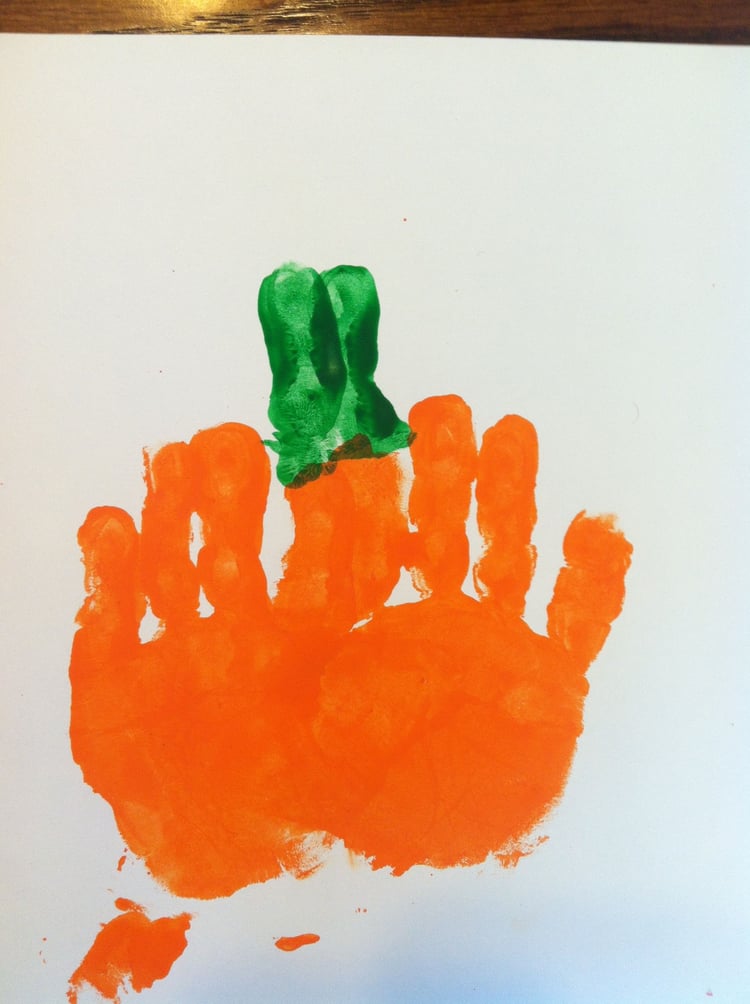 Halloween Handprint Art