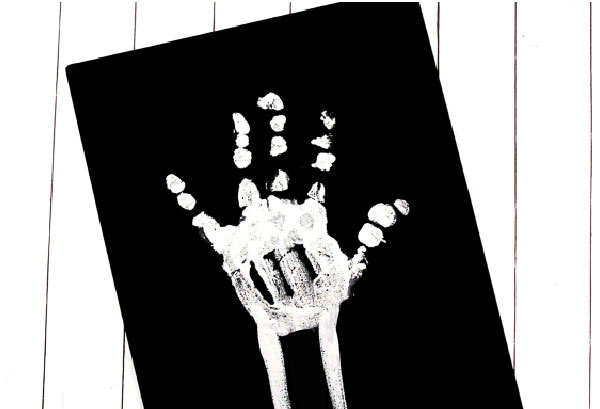 Halloween Handprint Art