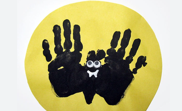 Halloween Handprint Art