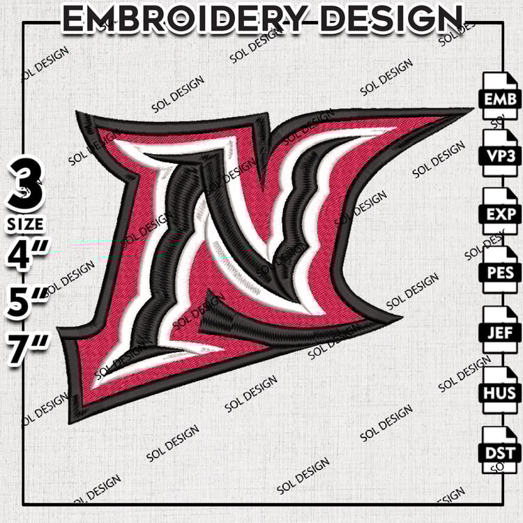 Machine Embroidery Design, Embroidery Designs, Embroidery Files Pattern, Embroidery Files, Instant Download, Digital Download, Machine Embroidery Pattern, Embroidery Pattern, Football embroidery pattern, logo embroidery design, Sports Embroidery Design, N