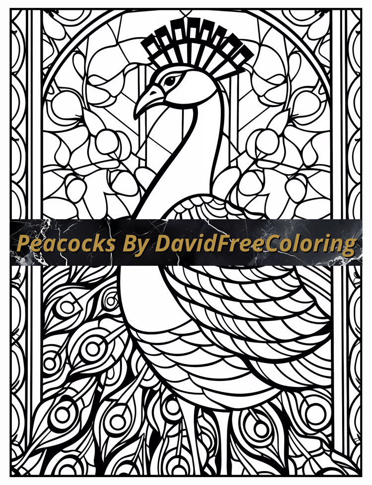 Peacocks Coloring Book is a coloring book for adults with 50 Beautiful Peacocks images. Have fun coloring them creatively both through the download of PNG and PDF files. Peacocks Coloring Book Coloring Peacocks Images for Adult Coloring Pages Peacocks pri
