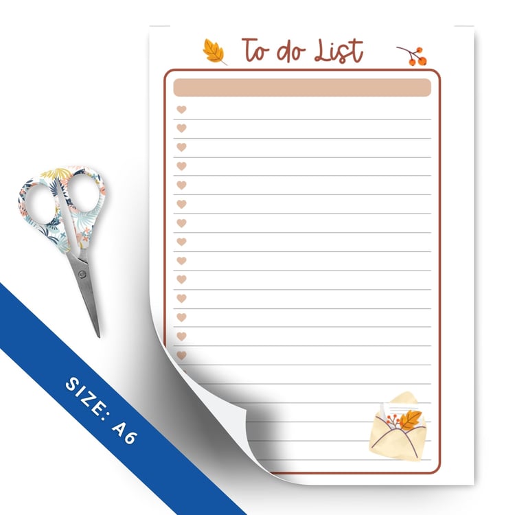 A6 Lists & Notes | Printable To-Do List | Grid Paper Insert