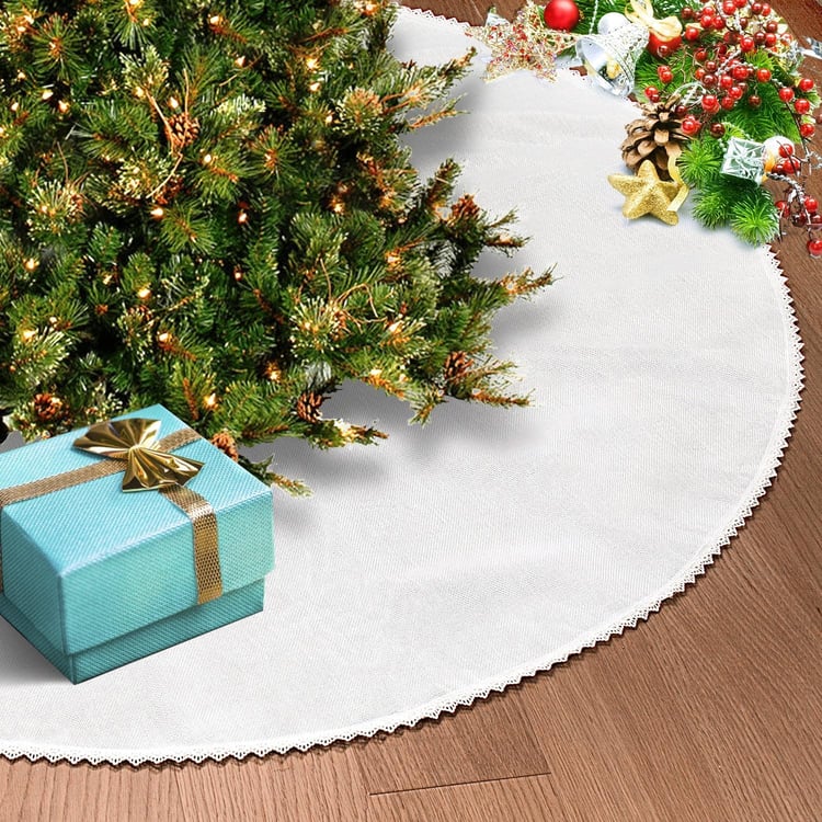 rustic christmas tree skirt