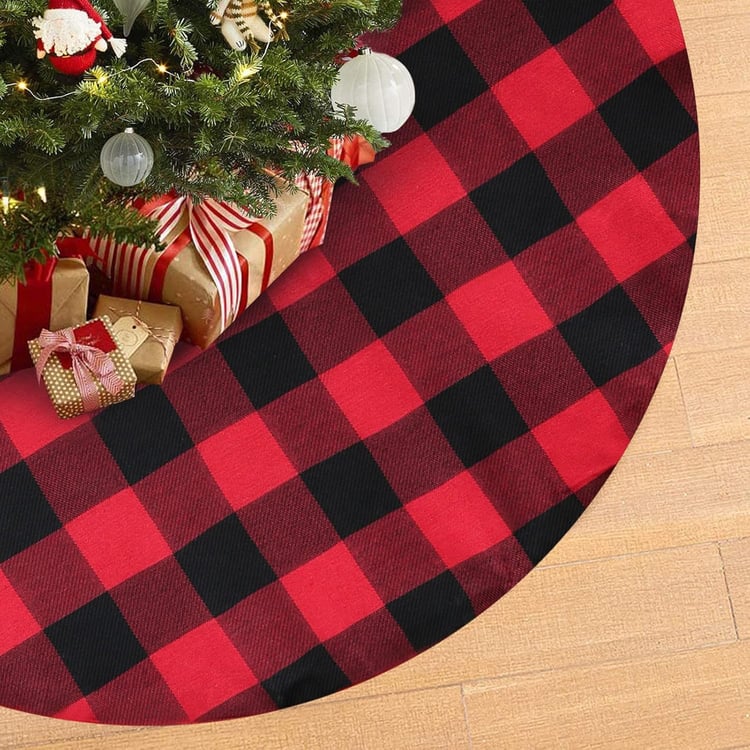 rustic christmas tree skirt