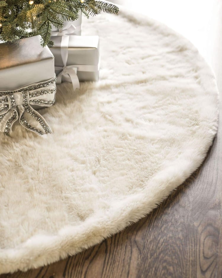 rustic christmas tree skirt