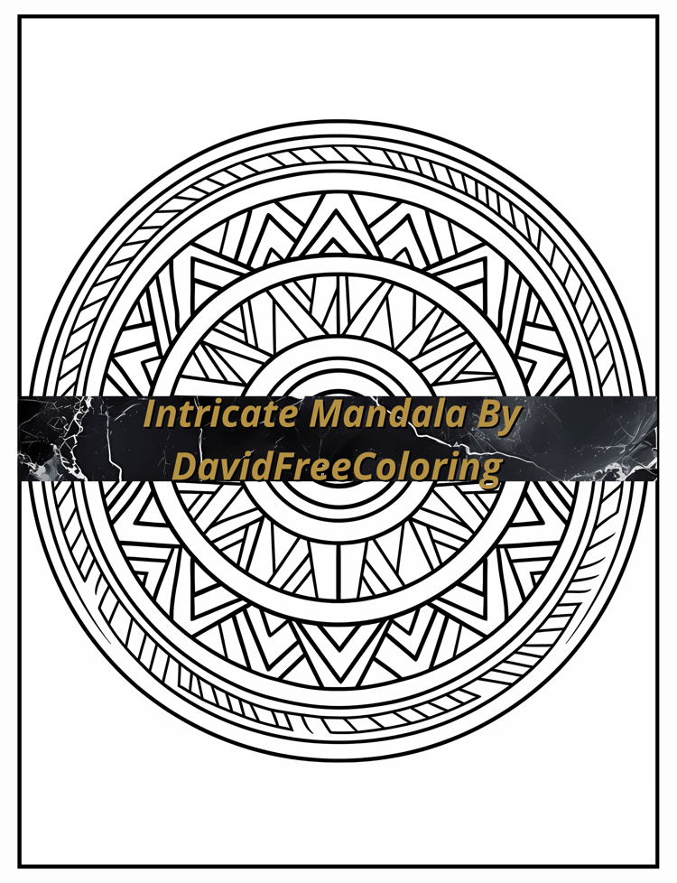 Intricate Mandala Coloring Book is a coloring book for adults with 120 Intricate Mandala Patterns images to color creatively, both through the download of PNG and PDF files. Mandala Intricate Coloring Book Patterns Images for Adult Coloring Pages Mandala 