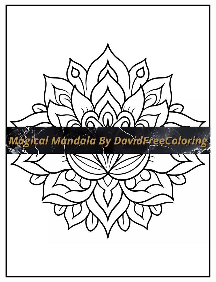 Magical Mandala Coloring Book is a coloring book for adults with 120 Magical Mandala Pattern images to color creatively, both through the download of PNG and PDF files. Magical Mandala Coloring Book Mandala Images for Adult Coloring Pages Mandala printabl