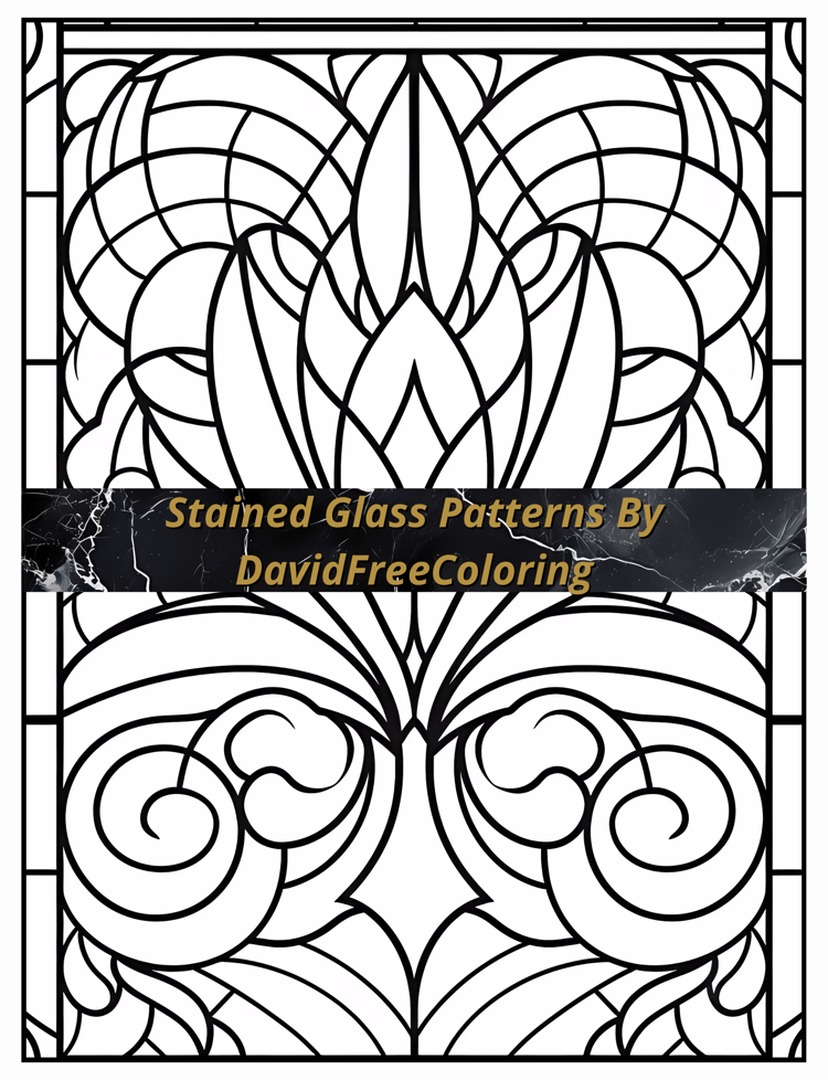 Stained Glass Patterns Coloring Book is a coloring book for adults with 80 Patterns images in Stained Glass look. Have fun coloring them creatively, both through the download of PNG and PDF files. Patterns Stained Glass Coloring Book Patterns Image Adult 