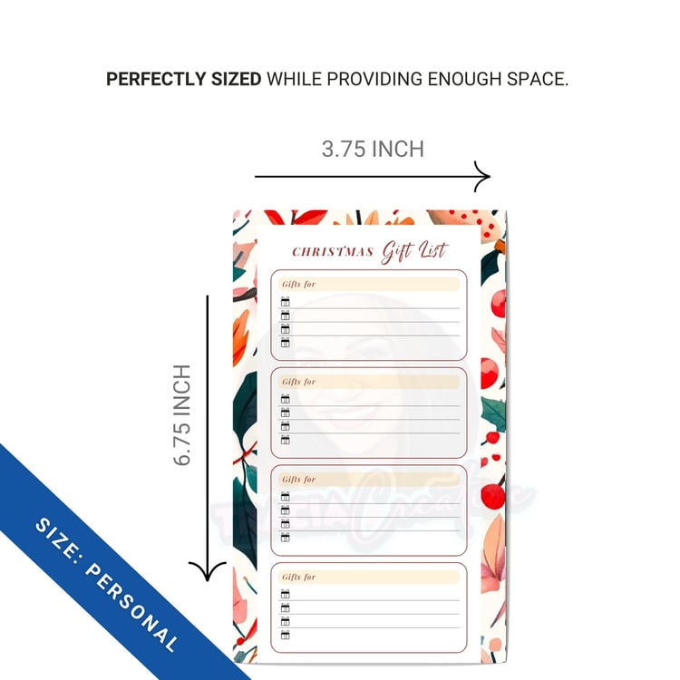 Organize Your Holiday with Our Christmas Gift List Planner Insert