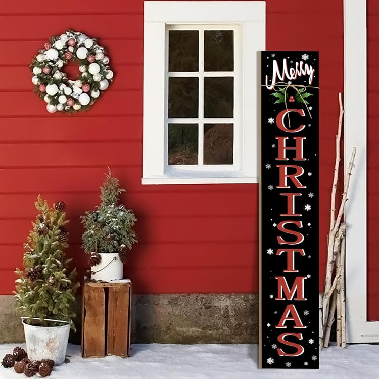 christmas front porch decor