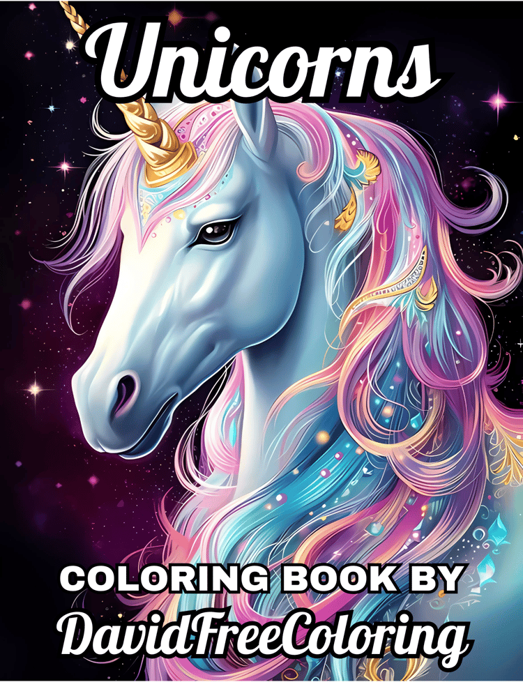 Unicorns Coloring Book is a coloring book for adults with 50 Fantasy Unicorns to color creatively, both through the download of PNG and PDF files. Unicorns Coloring Book Unicorns Images for Adult Coloring Page Beautiful Unicorns printable coloring book gi