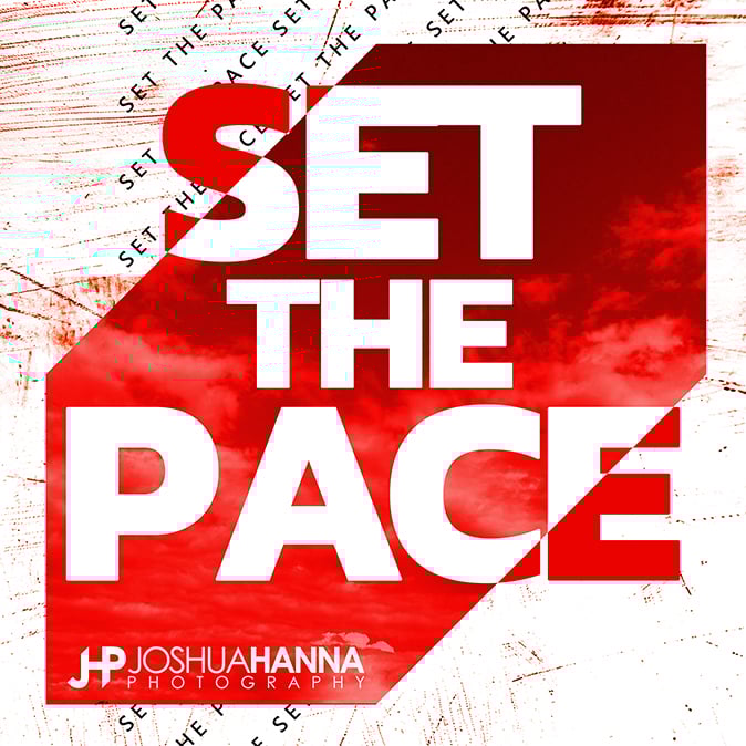Set the Pace Photoshop Template, Digital Background, Layered PSD, for Sports, Teams, Schools, Leagues, Photo Day, Media Day, Game Day, Graphics for Photography and Photographers
