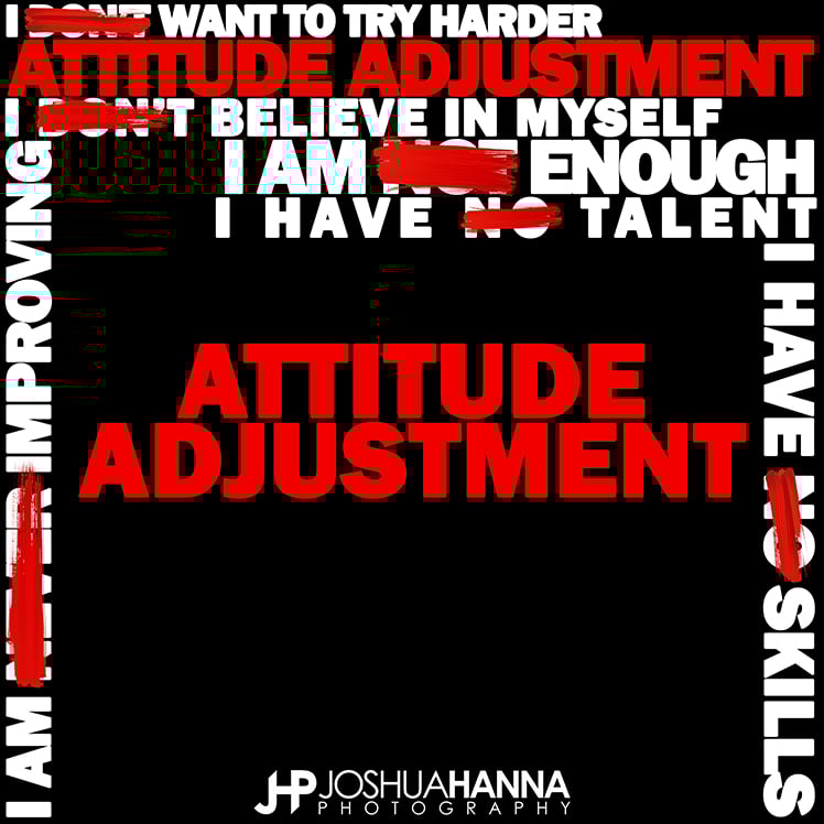 Attitude Adjustment, Positivity, Photoshop Template, Digital Background, Layered PSD, for Sports, Teams, Schools, Leagues, Photo Day, Media Day, Game Day, Graphics for Photographers