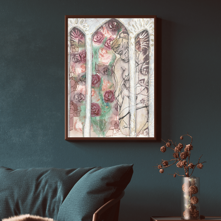 Goddess Kindled Universe original artwork by Sondra Turnbull, creatrix of A Goddess Course in Miracles