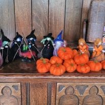 needle felting witches