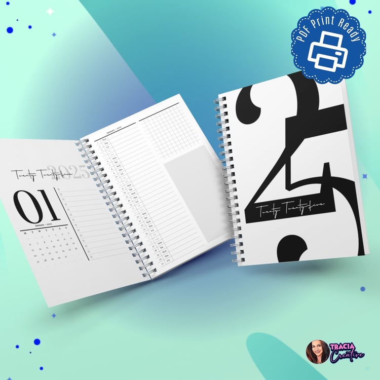 Elegant Minimalist 2025 Monthly Calendar for Planning Success