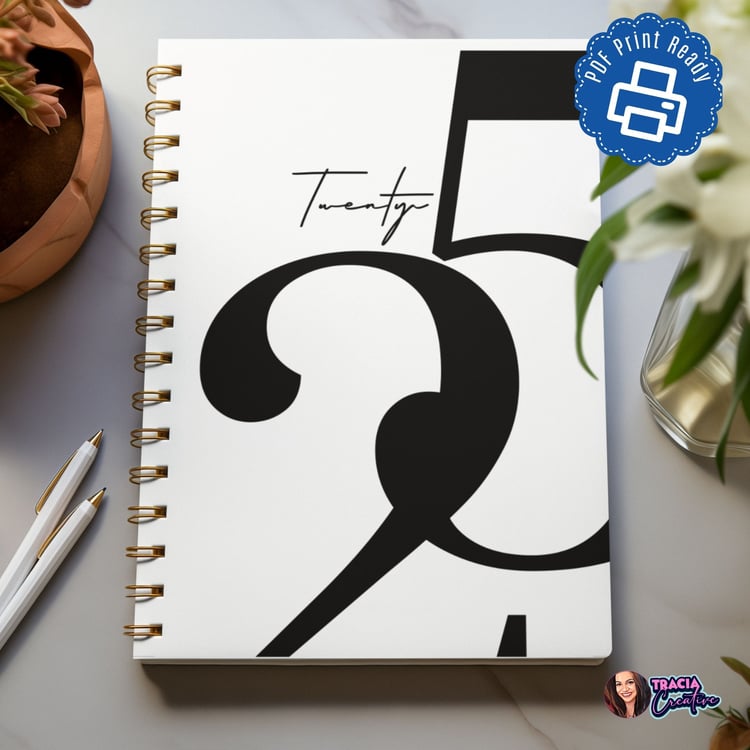 Printable 2025 Minimalist Planner Dashboard – Organize with Ease