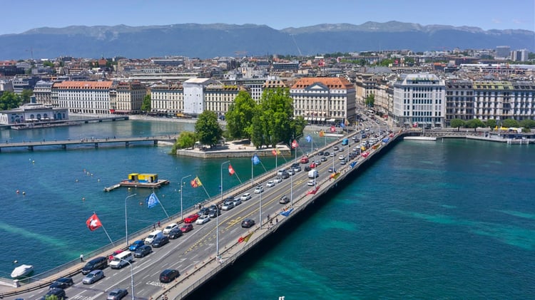 Geneva Pont du Mont-Blanc Audio Guide - Switzerland 1