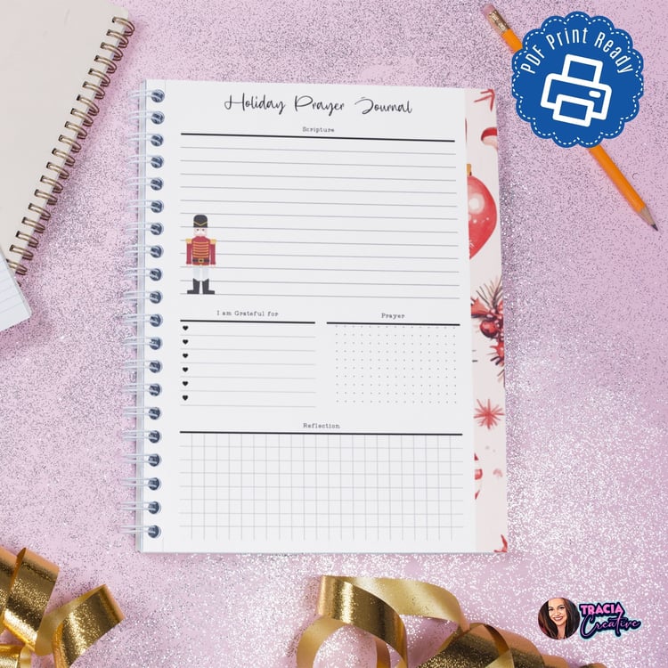 Printable Christmas Prayer Journal Insert for A5 Planners