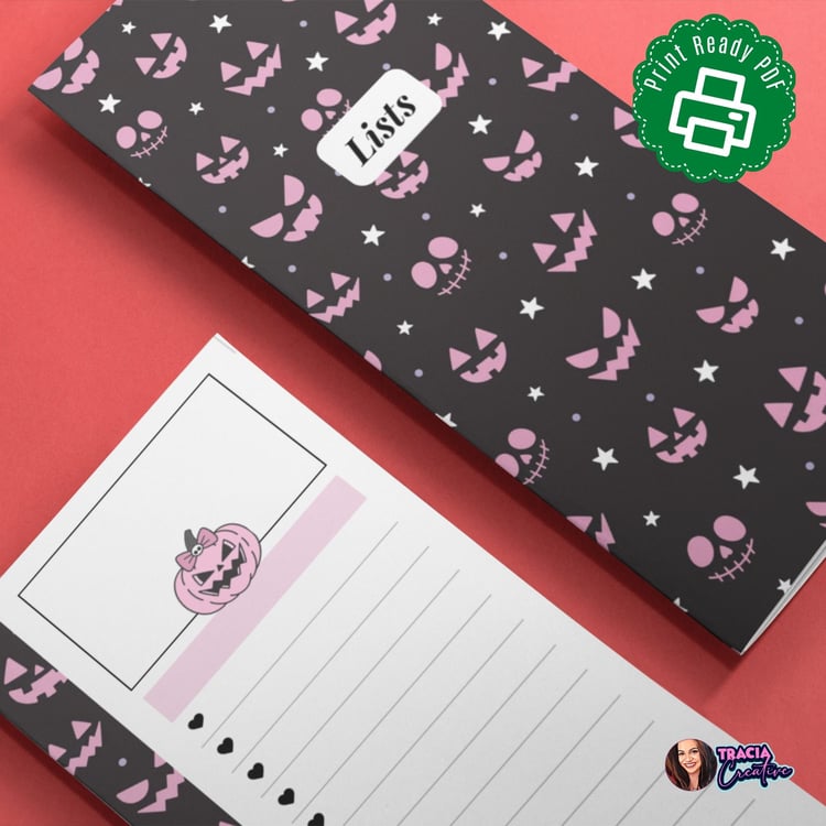Halloween To Do List | Pink & Black Planner | Spooky Checklist