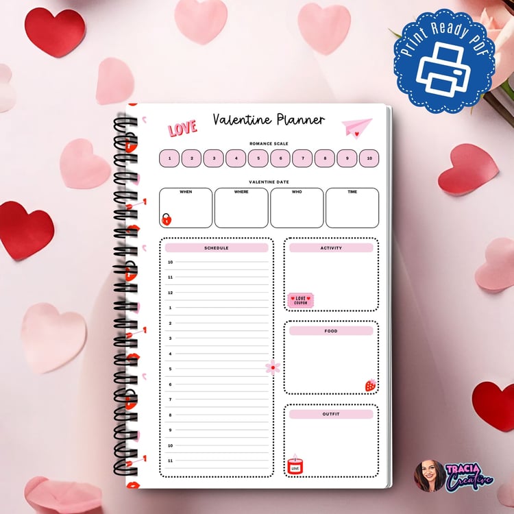 Valentines Day Planner: Organize Your Love | Tracia Creative