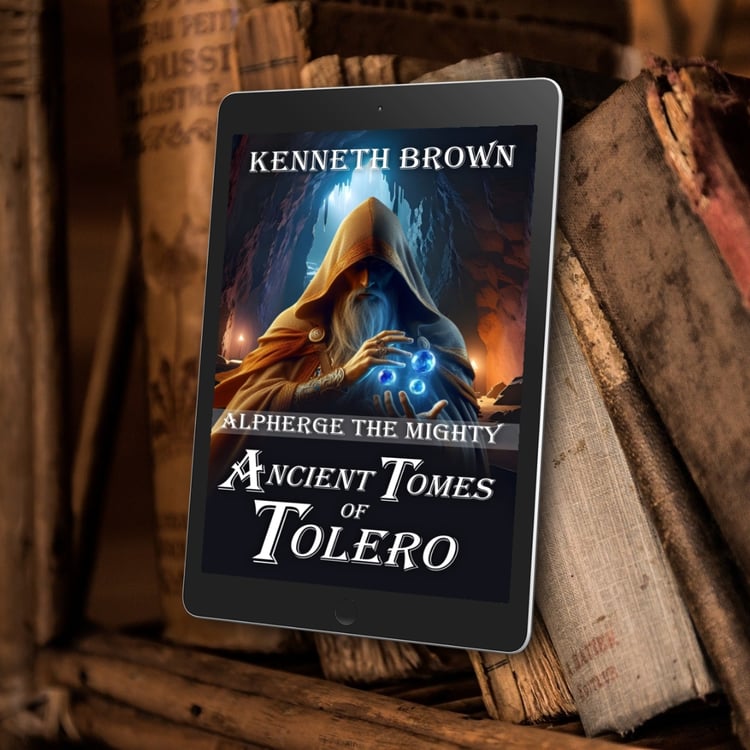 Alpherge the Mighty and the Ancient Tomes of Tolero - Now available.