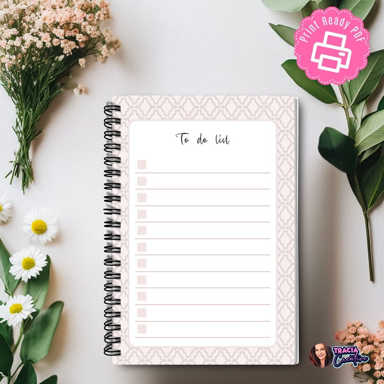 To Do List Notepad, Pocket Planner Insert | Tracia Creative