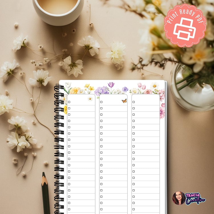 Spring To-do List - Stay Organized | Tracia Creative