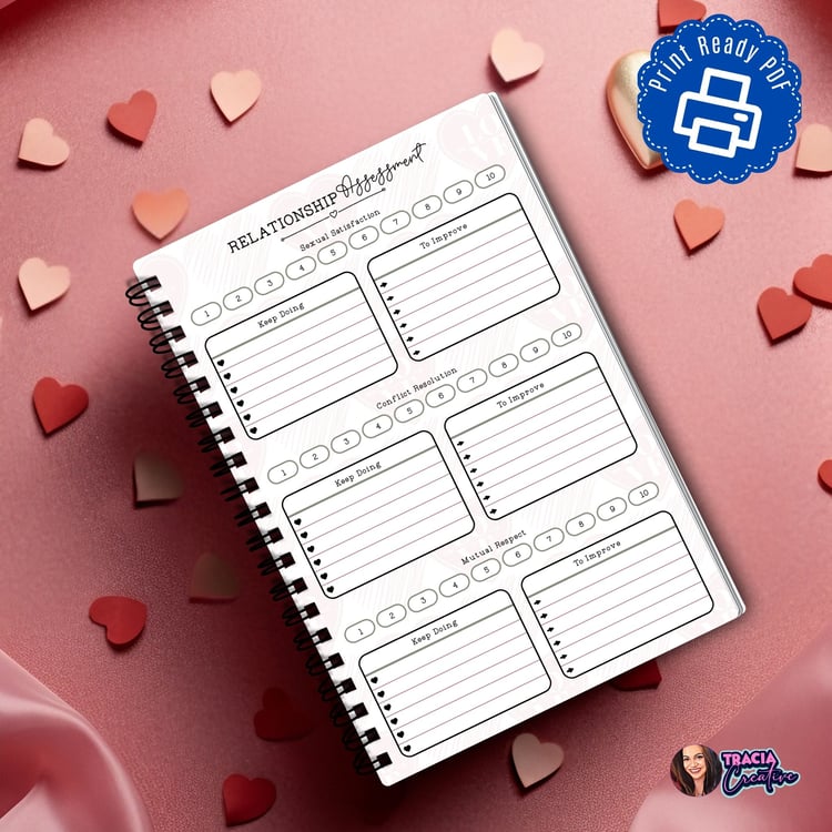 Relationship Assessment Planner A5 | Tracia Creative