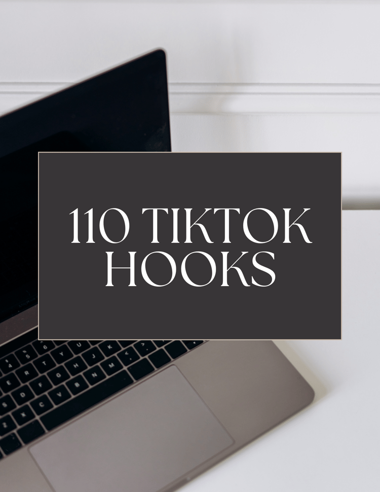 Skyrocket Your TikTok Engagement with the "110 TikTok Hooks" eBook!