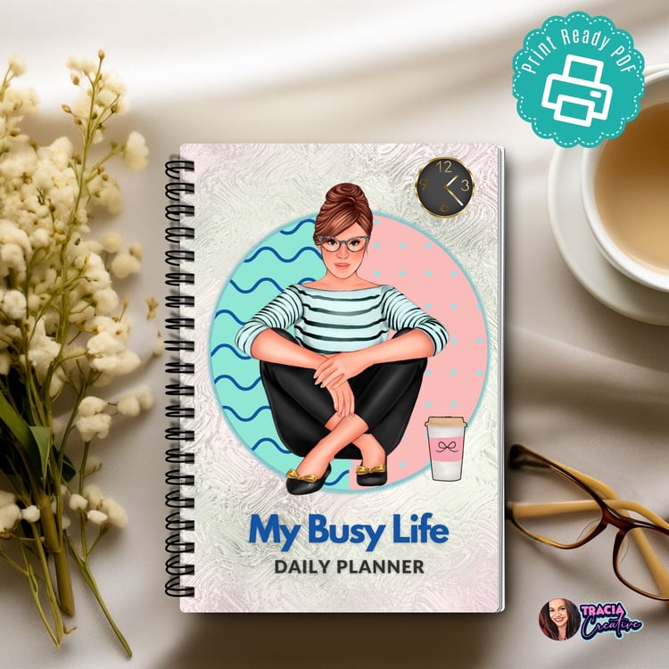 Undated Daily Planner Printable | Tracia Creative
