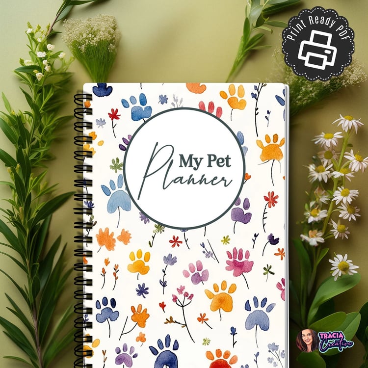 Pet Planner Bundle - Organize Pet Care | Tracia Creative