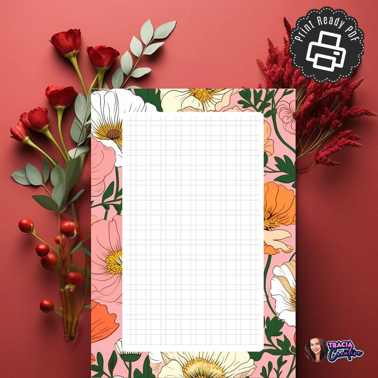 Moorish Notes - Floral | Tracia Creative