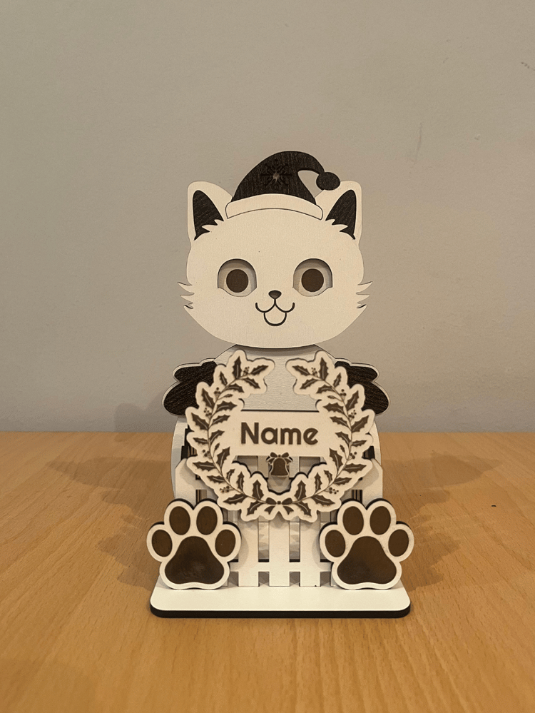 SVG, DXF, and AI Laser Cutting Templates for New Year's and Christmas Decorations and Baskets