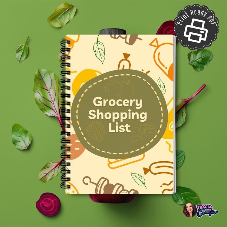 Grocery Shopping List Printable | Tracia Creative