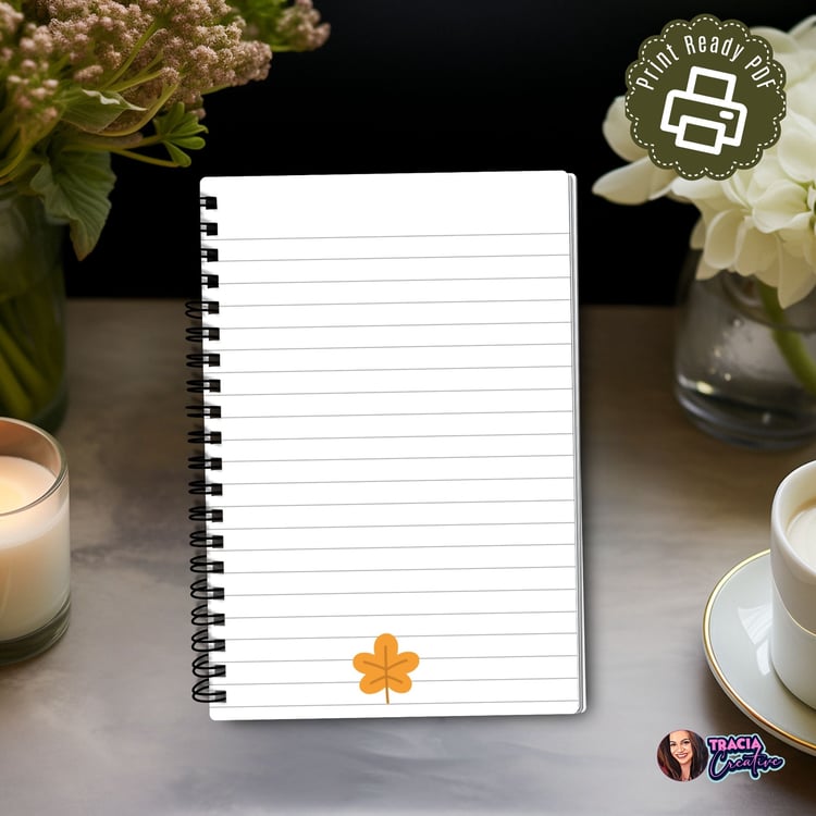 Fall Printable Notepad | Tracia Creative