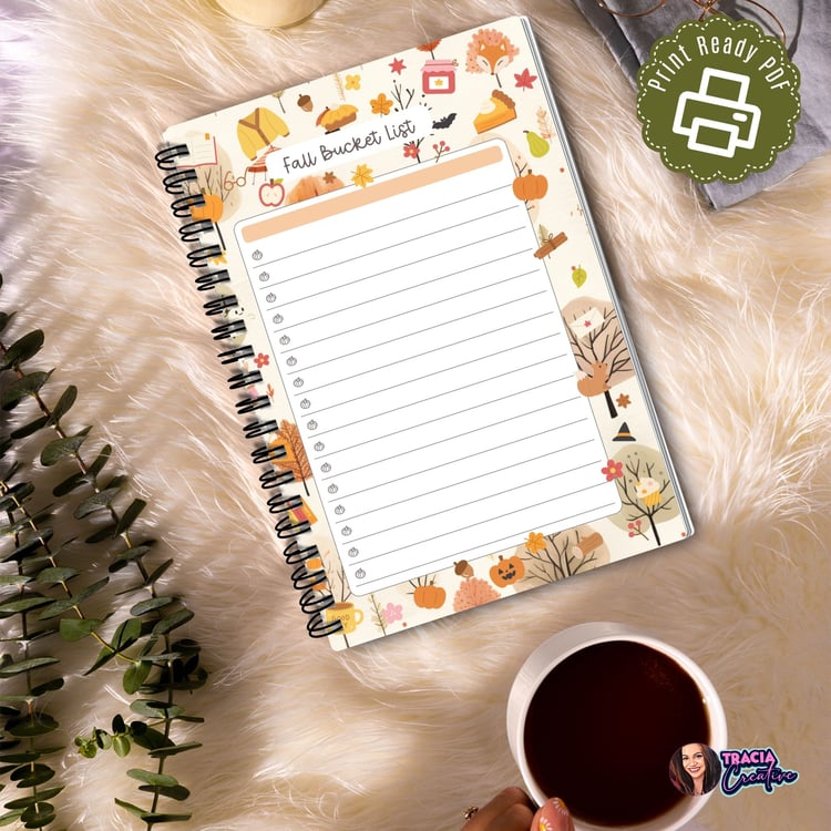 Fall Bucket List Printable | Tracia Creative