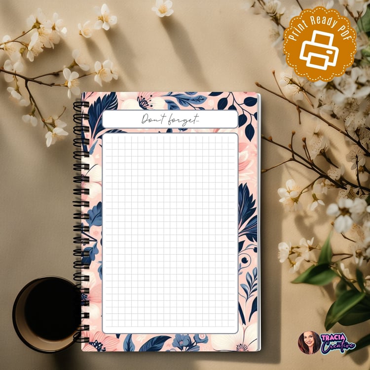 Dont Forget Notes - Planner Insert for A5 Planners - Tracia Creative